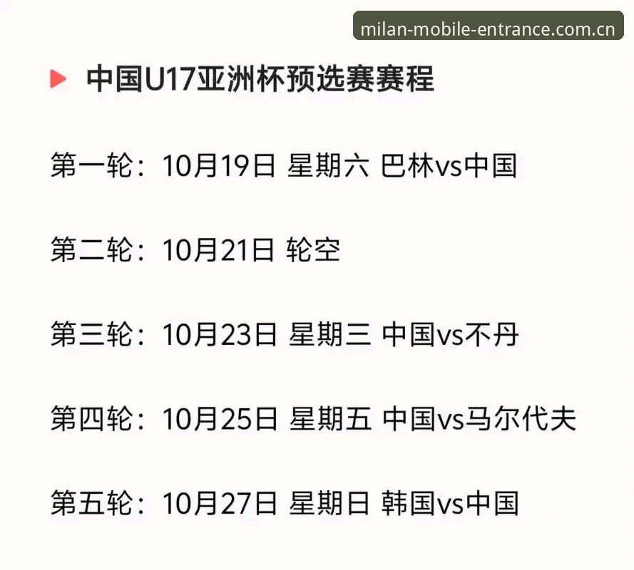 U17世界杯抽签深度评测：在米兰体育平台解读中国足球青训新征程